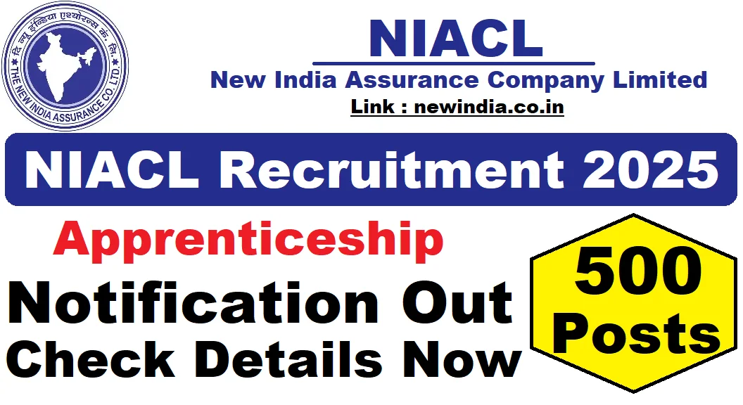 NIACL Apprentice Recruitment 2025